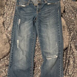 New York & Company Blue Boot Cut Jeans